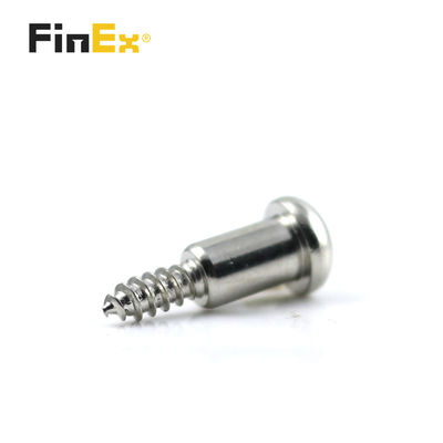 Metric Custom M3 Nickel Plated Cross Round Head Tapping Thread Step Shoulder Screw