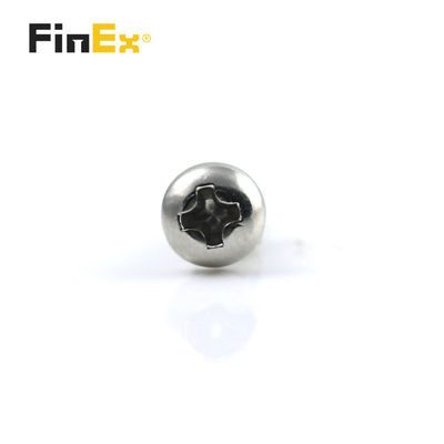 Metric Custom M3 Nickel Plated Cross Round Head Tapping Thread Step Shoulder Screw