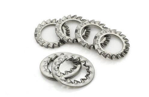 Metric External Tooth Lock Washers Salt Spray Endurance Test Thin Flat Shim Washers