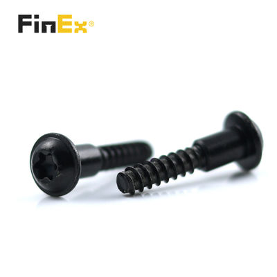 Customized Stainless Steel Truss Head Black Dacromet Pan Torx Step Shoulder Screw