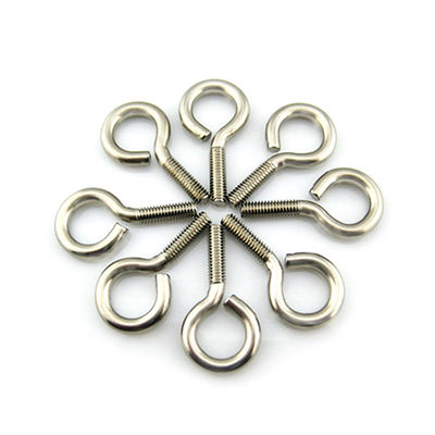Zinc Plated Finish Brass Eyelet Screws customizable With Length 500mm