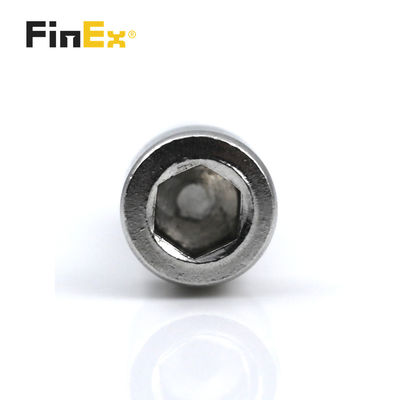 RoHs Certified Socket Captive Screws with Hex Head Carbon Steel and Stainless Material