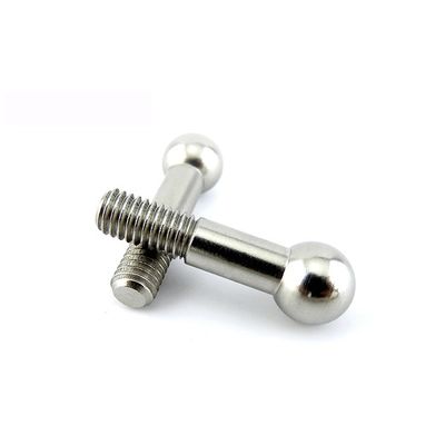 1mm-500mm Length Stainless Steel CNC Turning Solar Panel Fixation Ball Stud