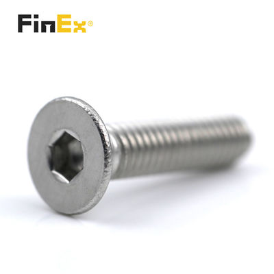 Carbon Steel Hexagon Recessed M7 Flat Head Socket Countersunk Screws 1mm-500mm Length