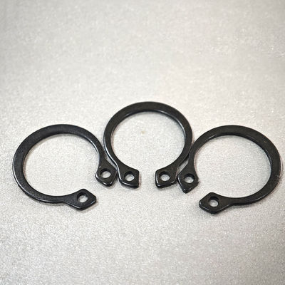Mechanical Dimentions Black C Type Washer Retaining Ring Circlips Open End Lock Washer