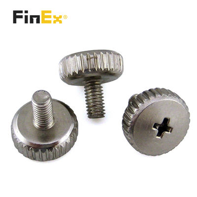Custom M2 M3 M5 M6 Aluminum Brass Knurled Thumb Screw with Metric Measurement System