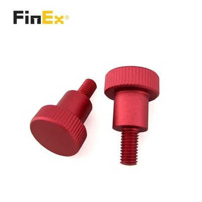 Custom M2 M3 M5 M6 Aluminum Brass Knurled Thumb Screw with Metric Measurement System