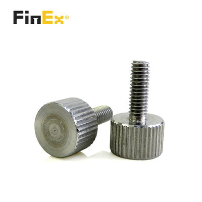 Custom M2 M3 M5 M6 Aluminum Brass Knurled Thumb Screw with Metric Measurement System