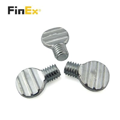 Blue Dyed Stainless Steel Finish 5/16-18 Spade Head Thumb Screw Non-Standard Standard