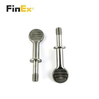 Blue Dyed Stainless Steel Finish 5/16-18 Spade Head Thumb Screw Non-Standard Standard