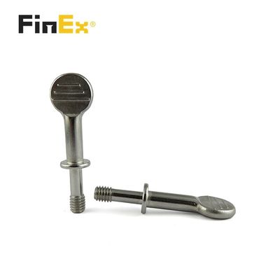 Blue Dyed Stainless Steel Finish 5/16-18 Spade Head Thumb Screw Non-Standard Standard