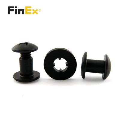 Solid Stainless Steel Aluminum Brass Chicago Screw Rivets for Bags