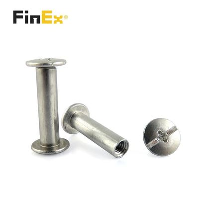 Metric Measurement System Chicago Screw Copper Cross and Flat Head Binding Head Post Rivet