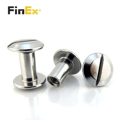 Metric Measurement System Chicago Screw Copper Cross and Flat Head Binding Head Post Rivet