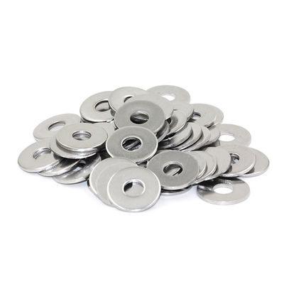 Large Diameter Flat Washers in 18-8 Stainless Steel for Heavy Duty Applications