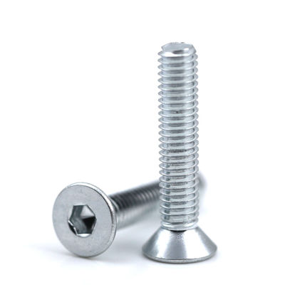 Metric Measurement System ZINC PLATED Hexagon Recessed Countersunk Socket Cap Screw