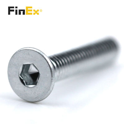 Metric Measurement System ZINC PLATED Hexagon Recessed Countersunk Socket Cap Screw