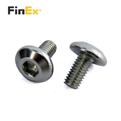 Metric Truss Head Socket Cap Screw 18-8 Stainless Steel Bright Finish Full Thread ISO7380
