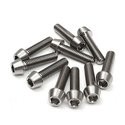 Custom Titanium Bolts Fasteners Cnc Gr5 Motorcycle Alloy Anodized M4 M5 M6 M8 M10 M14