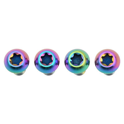 Custom Colorful Umbrella Head Torx Drive Titanium Alloy Motorcycle Screw with Sample