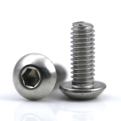 Length 1mm-500mm SUS 316 Hexagon Socket Button Head Screw with ISO9001 2015 Certificate