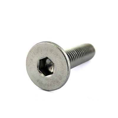 Zinc-Flake Coated Finish DIN7991 304 Stainless Steel Countersunk Head Allen Key Flat Hex Socket Screw