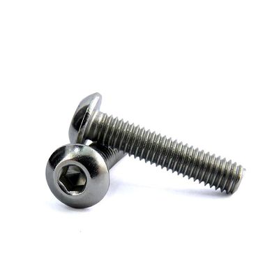 Stainless Steel 304 Hex Socket Cap Button Head Machine Screw Mechanical Thread Style