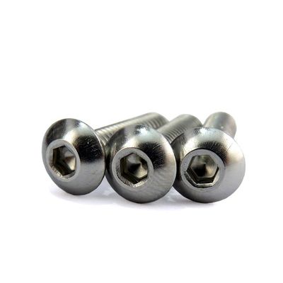 Stainless Steel 304 Hex Socket Cap Button Head Machine Screw Mechanical Thread Style