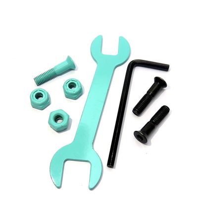 4.65mm Thread Diameter Custom Color Non Standard Flat Head Hex Socket Screw for Skateboard
