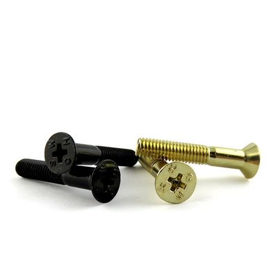 4.65mm Thread Diameter Custom Color Non Standard Flat Head Hex Socket Screw for Skateboard
