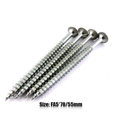 Custom Made Self Taping Screw with Phillips Flat Head and Stainless Steel Material