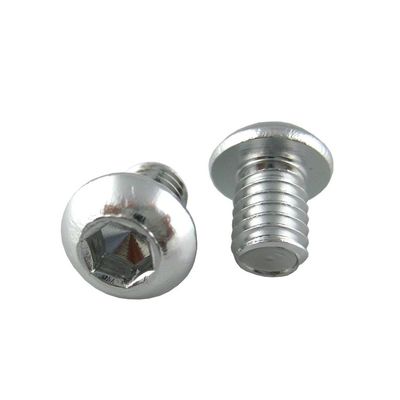 RoHs Certified Red Anodized Aluminum Button Head Hexagon Socket Cap Screw and Durable