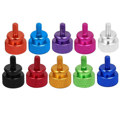 Connection Function Non-standard Aluminium Thumb Screw Knurled 1/4-20 with Shoulder