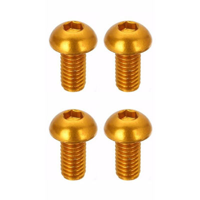 Plastic M3 8mm Round Head Anodized Aluminum Hex rc Screws for INCH Measurement System