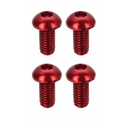 Plastic M3 8mm Round Head Anodized Aluminum Hex rc Screws for INCH Measurement System