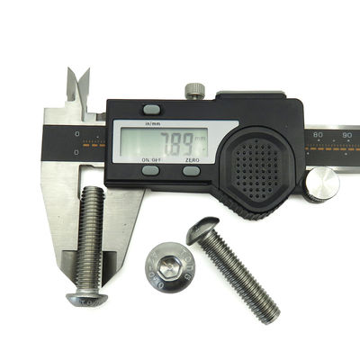 Custom M8 Button Screw for Photovoltaic Support Stainless Steel Grade 4.8/8.8/10.9/12.9