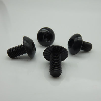 M6 12mm Thread Hex Socket Cap Screw Bolt 10.9 Alloy Steel Machine Screw with Truss Head