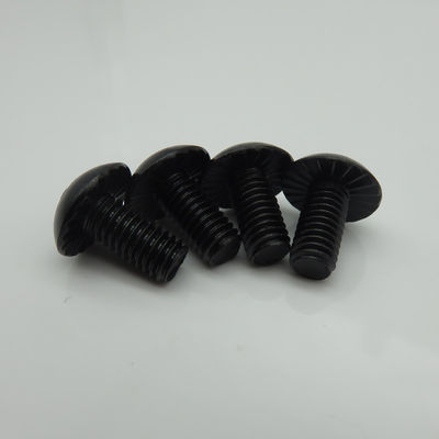 M6 12mm Thread Hex Socket Cap Screw Bolt 10.9 Alloy Steel Machine Screw with Truss Head