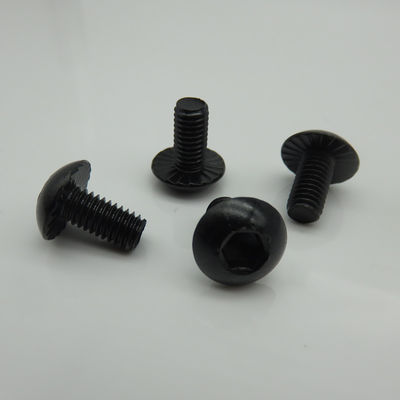 M6 12mm Thread Hex Socket Cap Screw Bolt 10.9 Alloy Steel Machine Screw with Truss Head