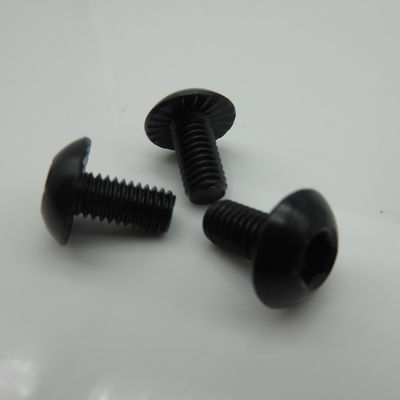 M6 12mm Thread Hex Socket Cap Screw Bolt 10.9 Alloy Steel Machine Screw with Truss Head