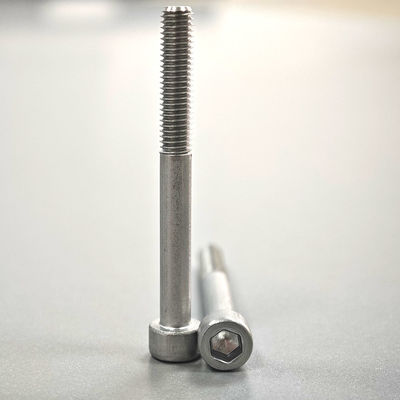 Plain Finish Half Thread Stainless Steel Hex Socket Head Screw with DIN Standard