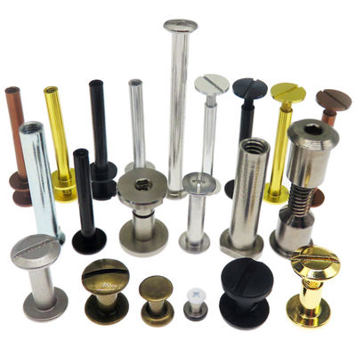 M3 Round Head Chicago Screw for Fastening Stainless Brass Aluminum Male Female Binding