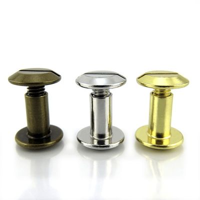 M3 Round Head Chicago Screw for Fastening Stainless Brass Aluminum Male Female Binding