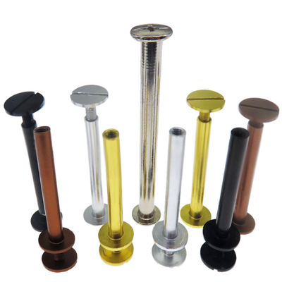 M3 Round Head Chicago Screw for Fastening Stainless Brass Aluminum Male Female Binding