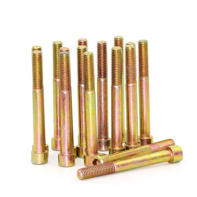 8.8 Grade Carbon Steel Socket Head Cap Screw Color Zinc Truss Head for Industrial