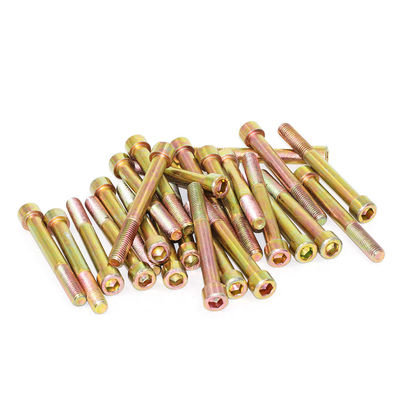8.8 Grade Carbon Steel Socket Head Cap Screw Color Zinc Truss Head for Industrial