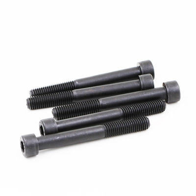 Cylindrical Head Half Threads Hexagon Socket Head Screws Black Zinc