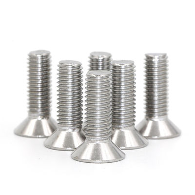 Stainless Steel 304 Hex Flat Head Socket Screws With ZINC PLATED Finish