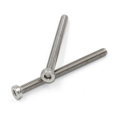 Stainless Steel Thin Cylindrical Head Hexagon Socket Cap Screws DIN Standard