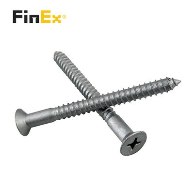 Wood Construction Zinc Plated Silver Steel Chipboard Screw Furniture Self Tapping